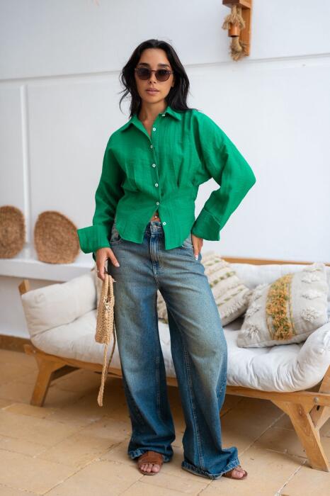 Corset Linen shirt image 7