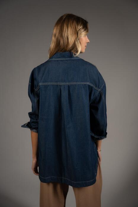 Oversized Denim shirt image 3