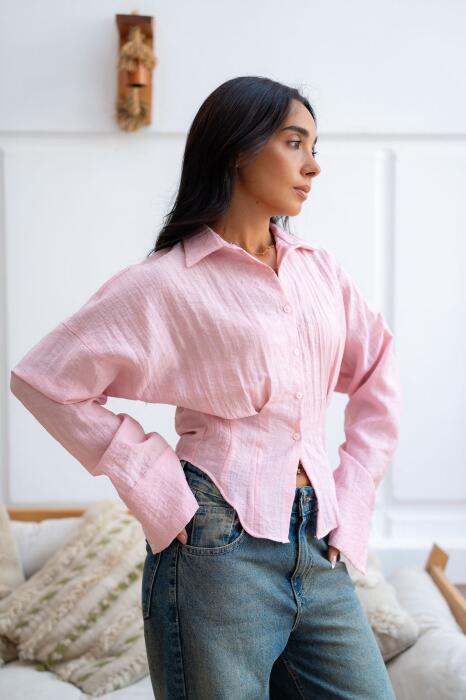Corset Linen shirt image 5