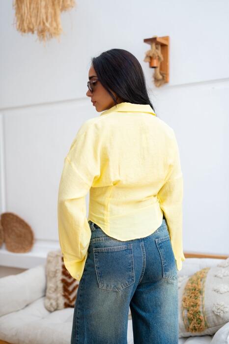 Corset Linen shirt image 8