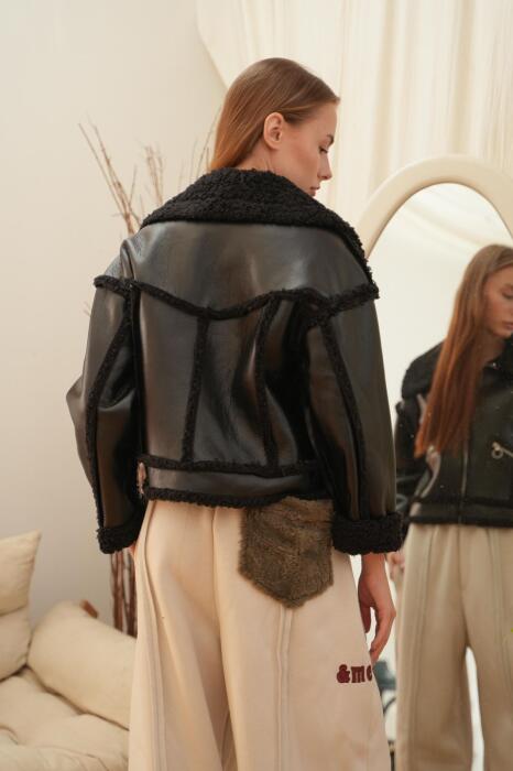 Faux leather jacket image 0