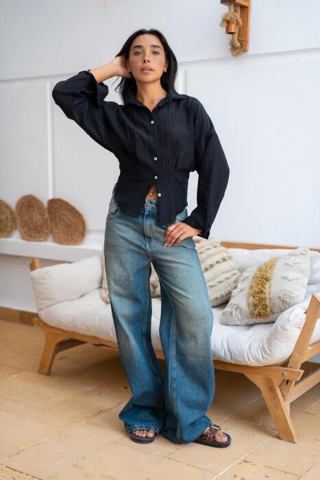 Corset Linen shirt image 1