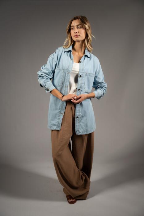 Oversized Denim shirt image 1