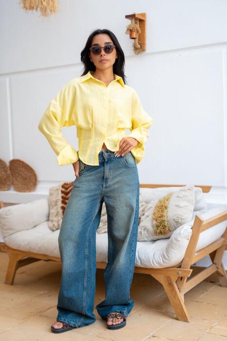 Corset Linen shirt image 9