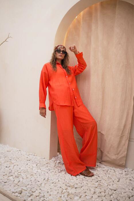 Linen basic suit image 2