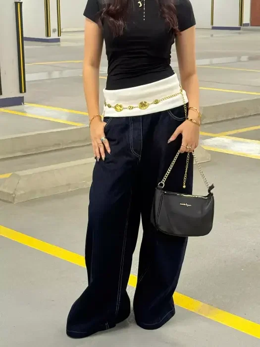 Fold Over Jeans image 0