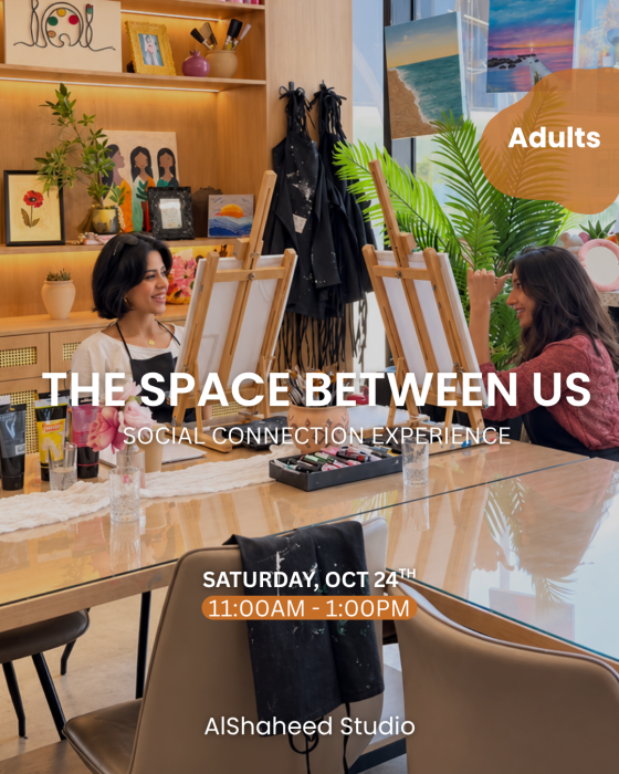 THE SPACE BETWEEN US - ARTISTIC NIGHT - SAT. OCT 24TH - 11:00AM-1:00PM image 0