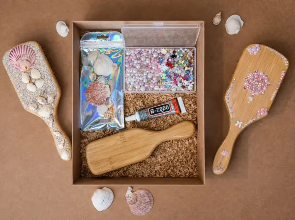 Hair Brush Decorating DIY Art Box image 0