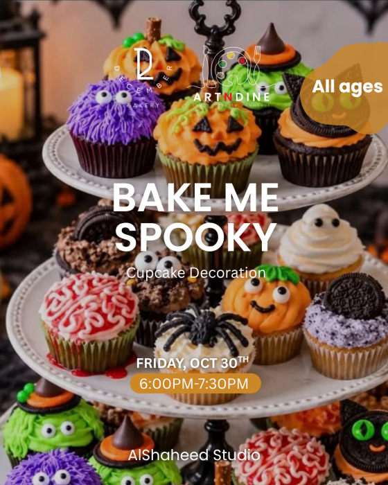 BAKE ME SPOOKY - FRIDAY NIGHT - OCT 30th - FROM 6:00PM - 7:30PM image 0