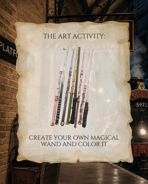 "HARRY POTTER" THEMED WORKSHOP - ARTISTIC NIGHT - THURS. OCT 29TH - 6:00PM-8:00PM image 1