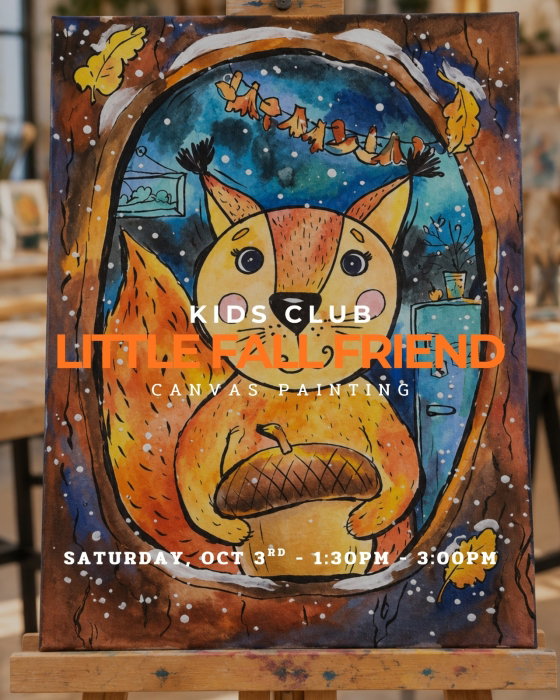 Saturday Kids Club - Oct 3rd - From 1:30PM - 3:00PM - Little Fall Friend image 0