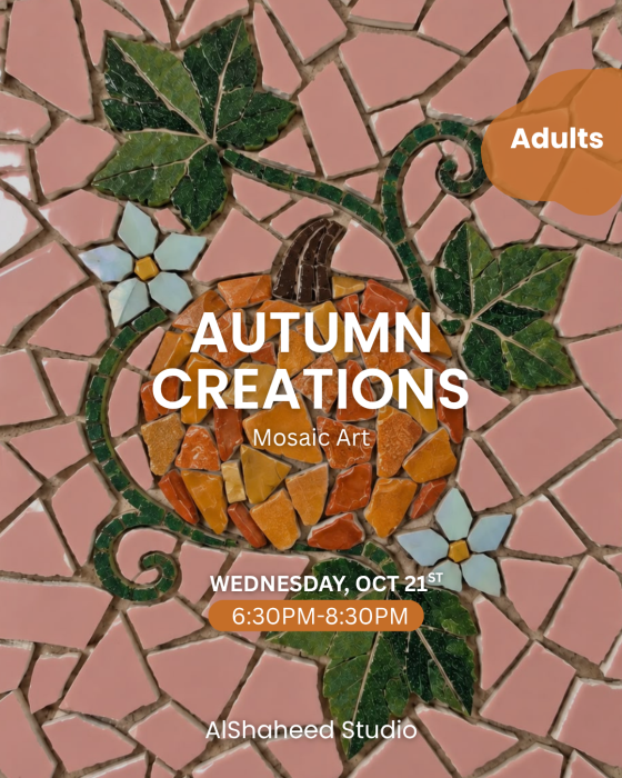 AUTUMN CREATIONS - ARTISTIC NIGHT - WED. OCT 21ST - 6:30PM-8:30PM image 0
