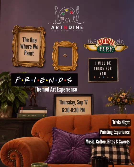 THE ONE WHERE WE PAINT - ARTISTIC NIGHT - THU. SEP 17TH 6:30PM-8:30PM image 0