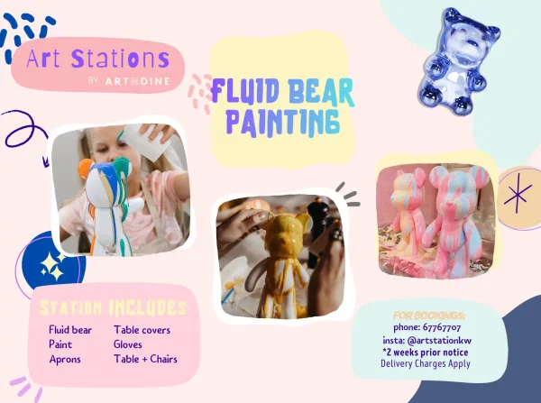 Fluid Bear Painting Activity image 0