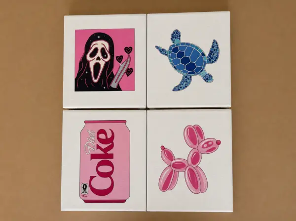 Canvas Bedazzling DIY Art Box image 2