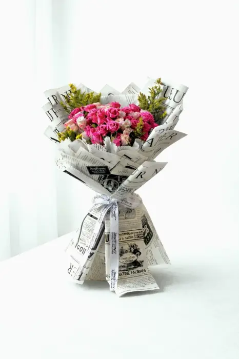 Charming Newspaper Bouquet image 0