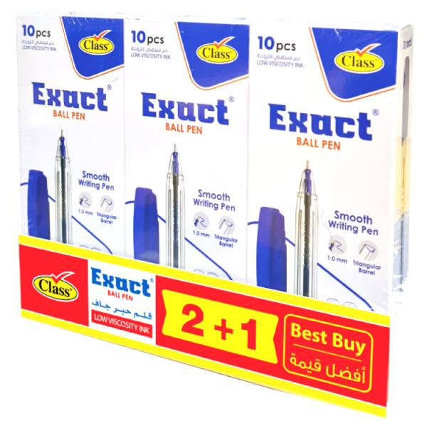 عرض خاص قلم جاف اكزاكت 3 ×1 كلاس image 0