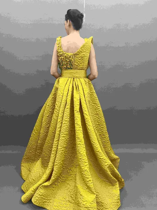 evening long dress-مسترد-M image 4