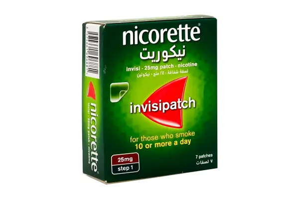نيكوريت انفيزي باتش 25مج  7 قطع image 0
