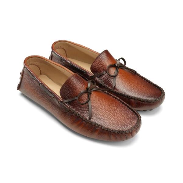 Moccasin shoes in Camel image 1