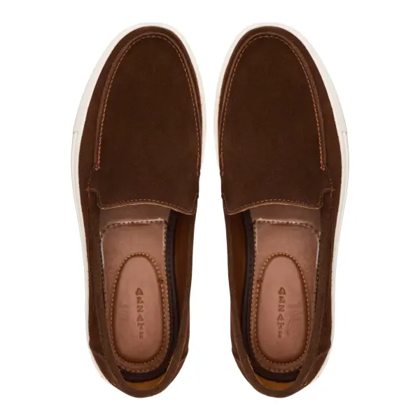 Plain Sneakers in Brown image 3