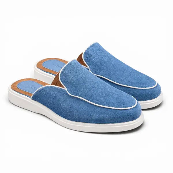 Elio Mules in Baby Blue image 1
