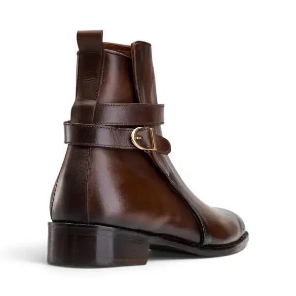 The Vincent Strap Boot - Brown image 4