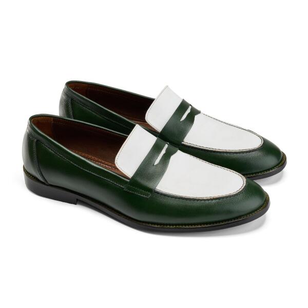 Old Penny Loafers - Olive image 1