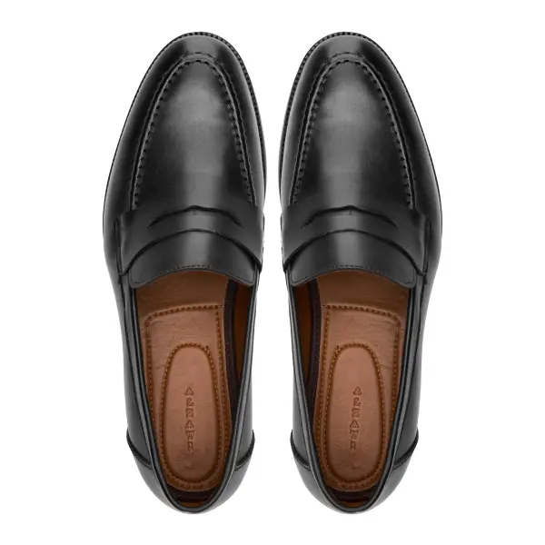 Penny Loafers in Black image 2