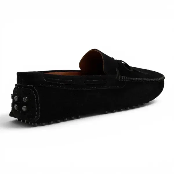 Moccasin in Suede Black image 4