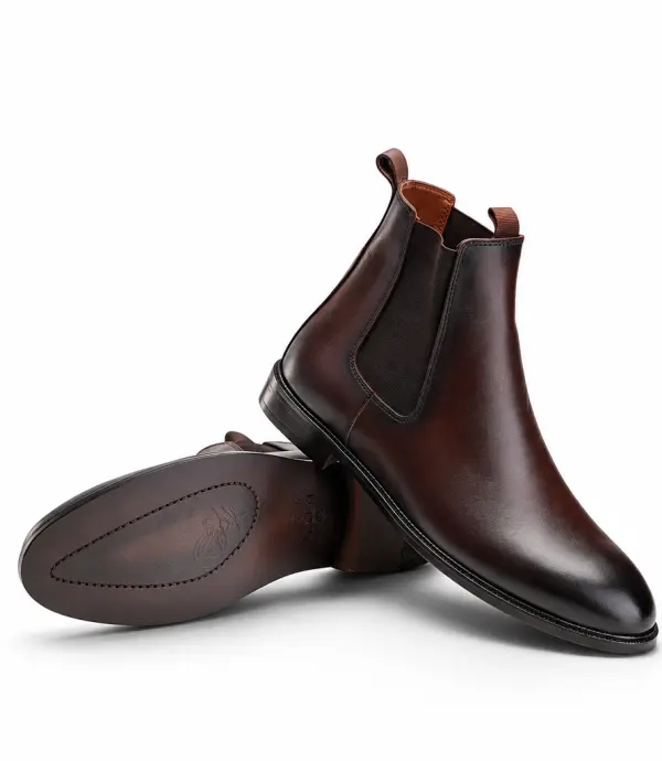 Brown Chelsea Boot - Round Toe image 3