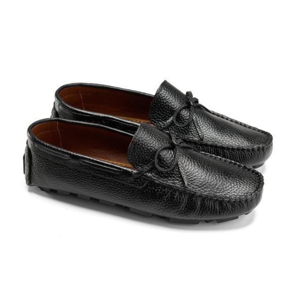 Moccasin shoes -Black image 1