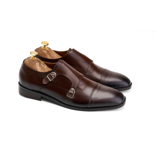 Double Monk Oxford in Brown image 1