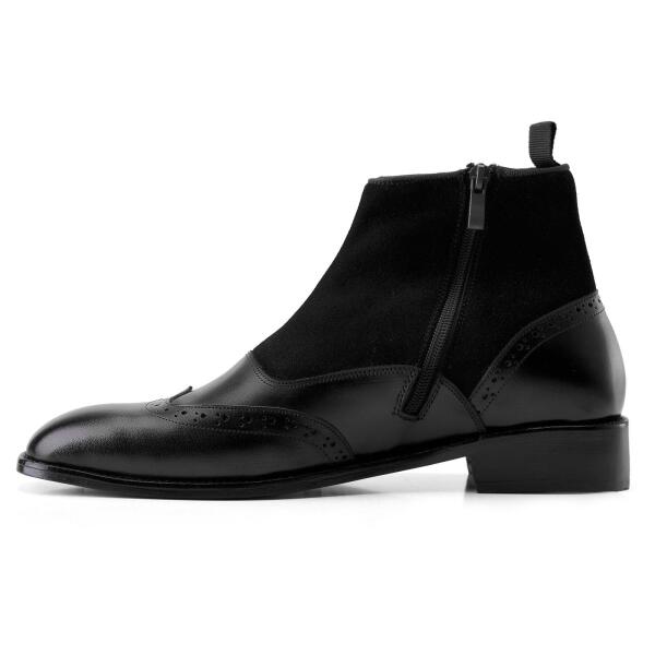 Button Boot in Black image 2
