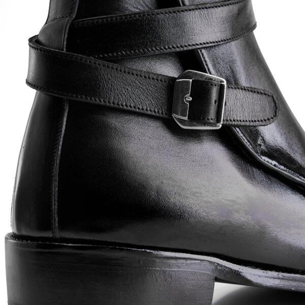 The Vincent Strap Boot - Black image 2