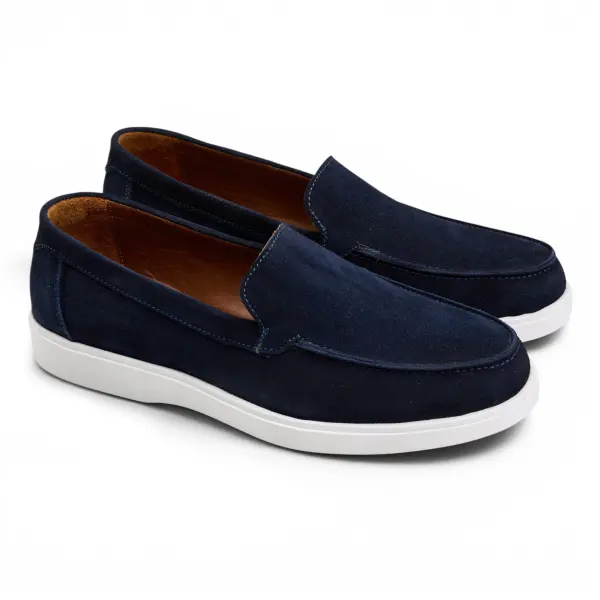 Elio Loafers in Navy image 2