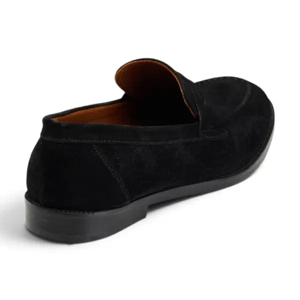 Penny Loafer in Black Suede image 4