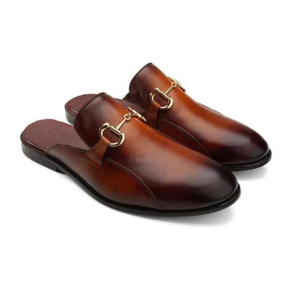 Mules Shoes in Camel image 1