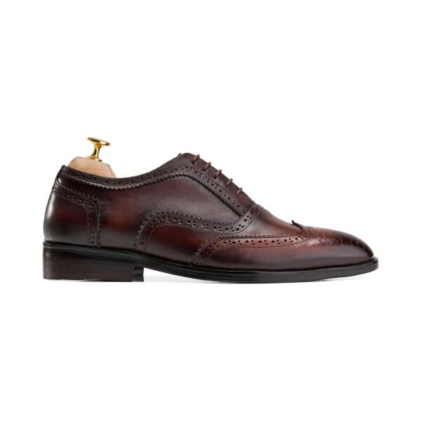 Full Brogue Oxford Shoes in Brown image 0