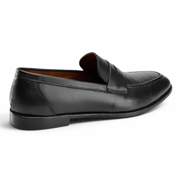 Penny Loafers in Black image 4