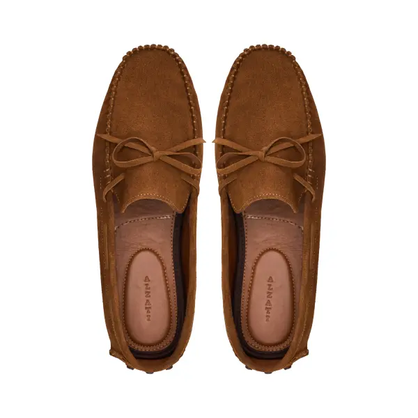 Moccasin in Suede Brown image 2