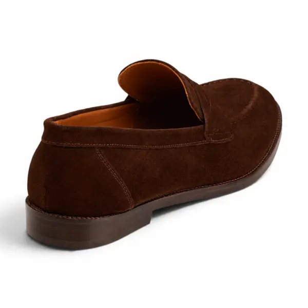 Penny Loafer in Brown Suede image 4