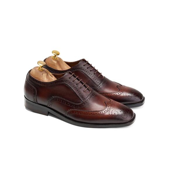 Full Brogue Oxford Shoes in Brown image 1