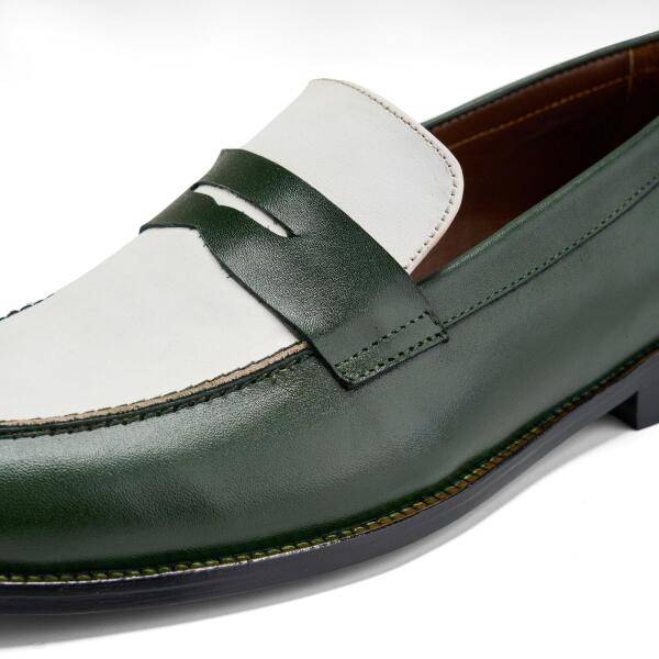Old Penny Loafers - Olive image 2