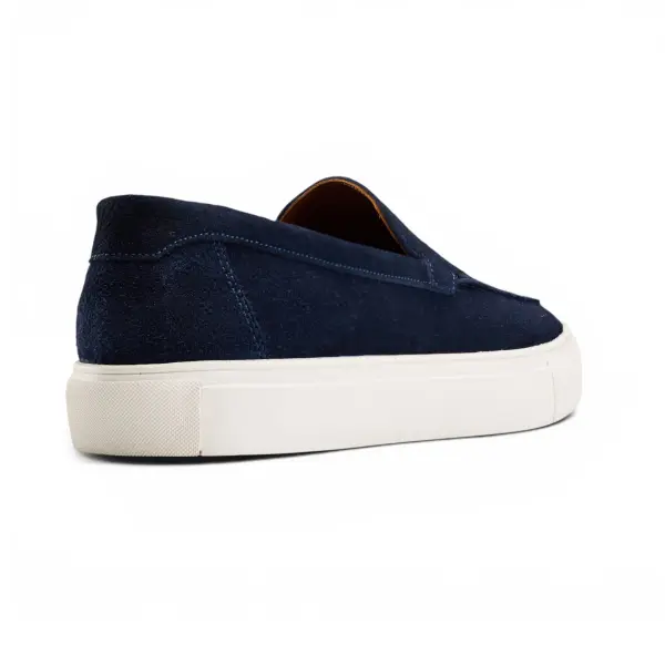 Plain Sneakers in Navy image 4