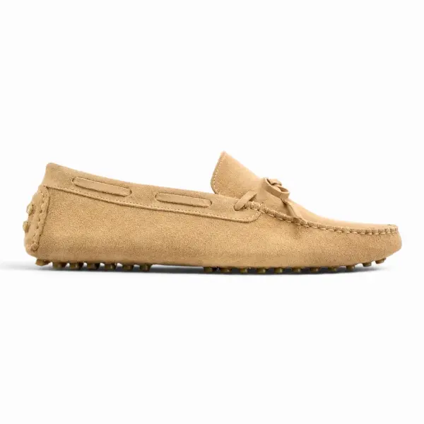 Moccasin in Suede Beige image 0