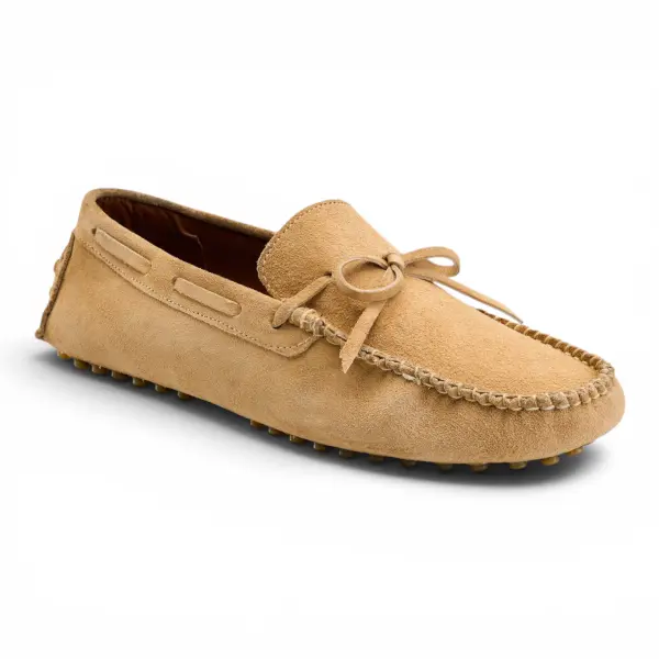 Moccasin in Suede Beige image 3