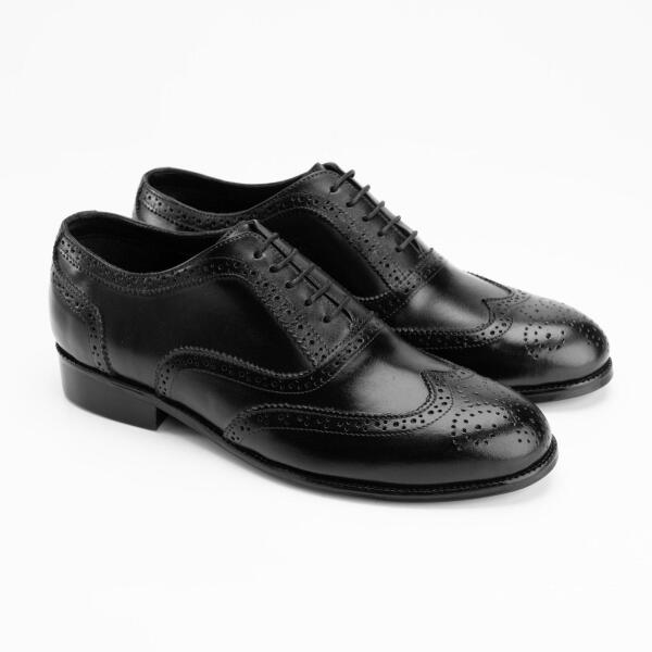 Alzati Oxford Brogue in Black image 1