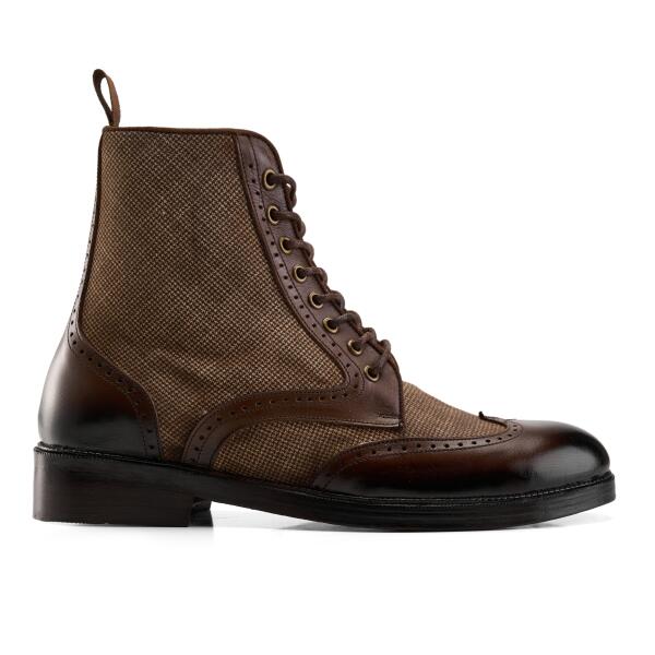 Old Town Brogue Boot in Brown  image 0