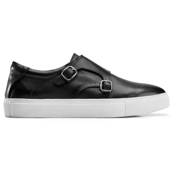 Double Monk Sneaker in Black image 0